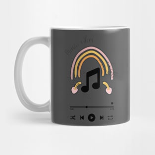 Cute music vintage colorful graphic design Mug